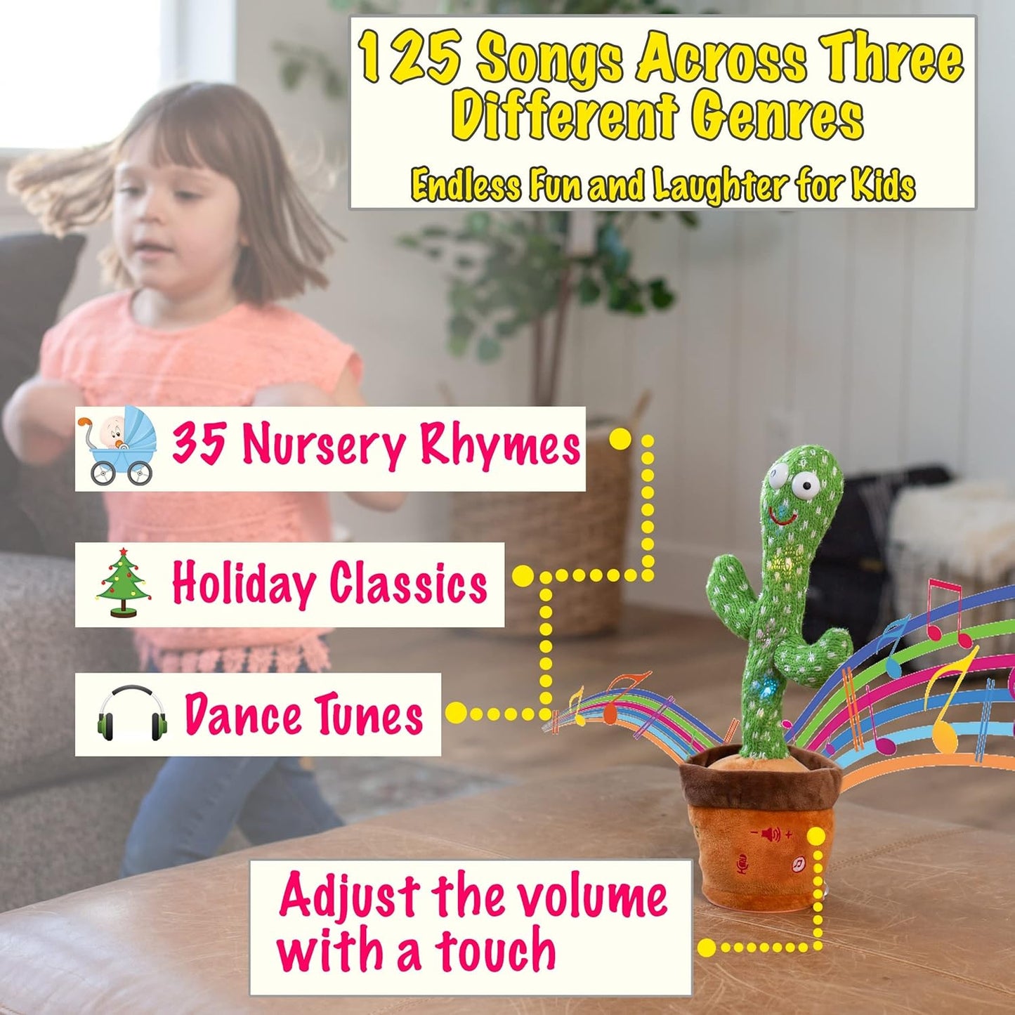 LED Musical Dancing & Mimicry Cactus Toy
